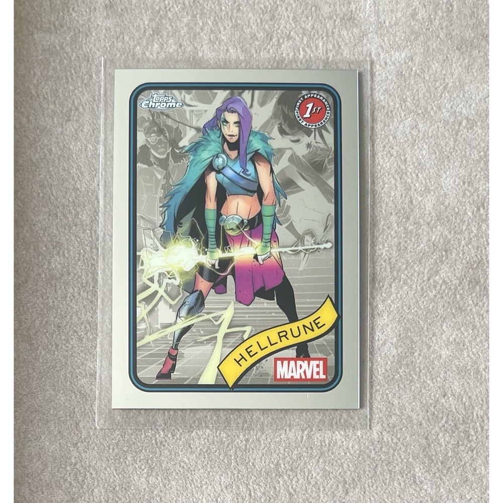 2025 Topps Chrome Marvel Hellrune #199‎ Card 1st Appearance